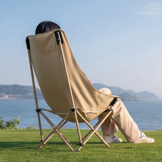 Crescent High-Back Padded Camping Chair