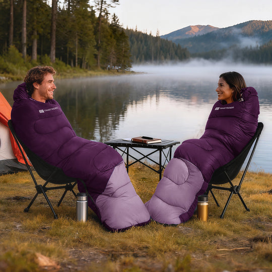 Puff Hooded Lightweight Backpacking Sleeping Bag