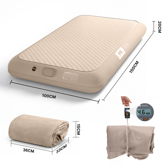 Terra Coil-Beam Air Mattress with Built-in Pump 20cm Height