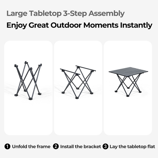 Lunar Lightweight Folding Camping Table