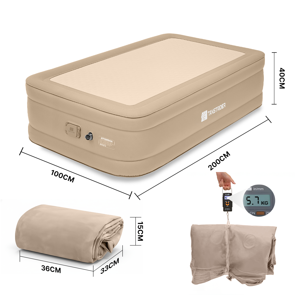 Terra Coil-Beam Air Mattress with Built-in Pump 40CM Height