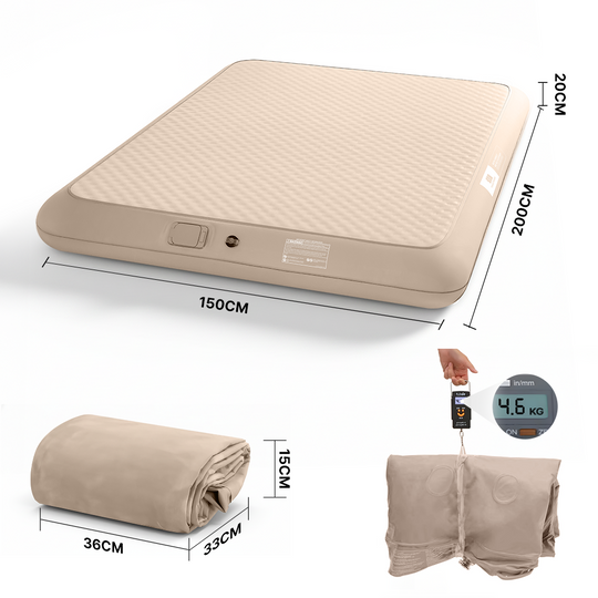 Terra Coil-Beam Air Mattress with Built-in Pump 20cm Height
