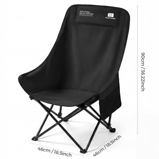 Crescent High-Back Padded Camping Chair
