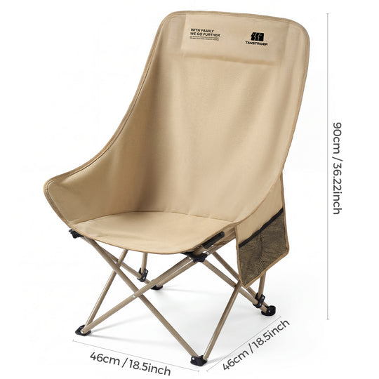 Crescent High-Back Padded Camping Chair