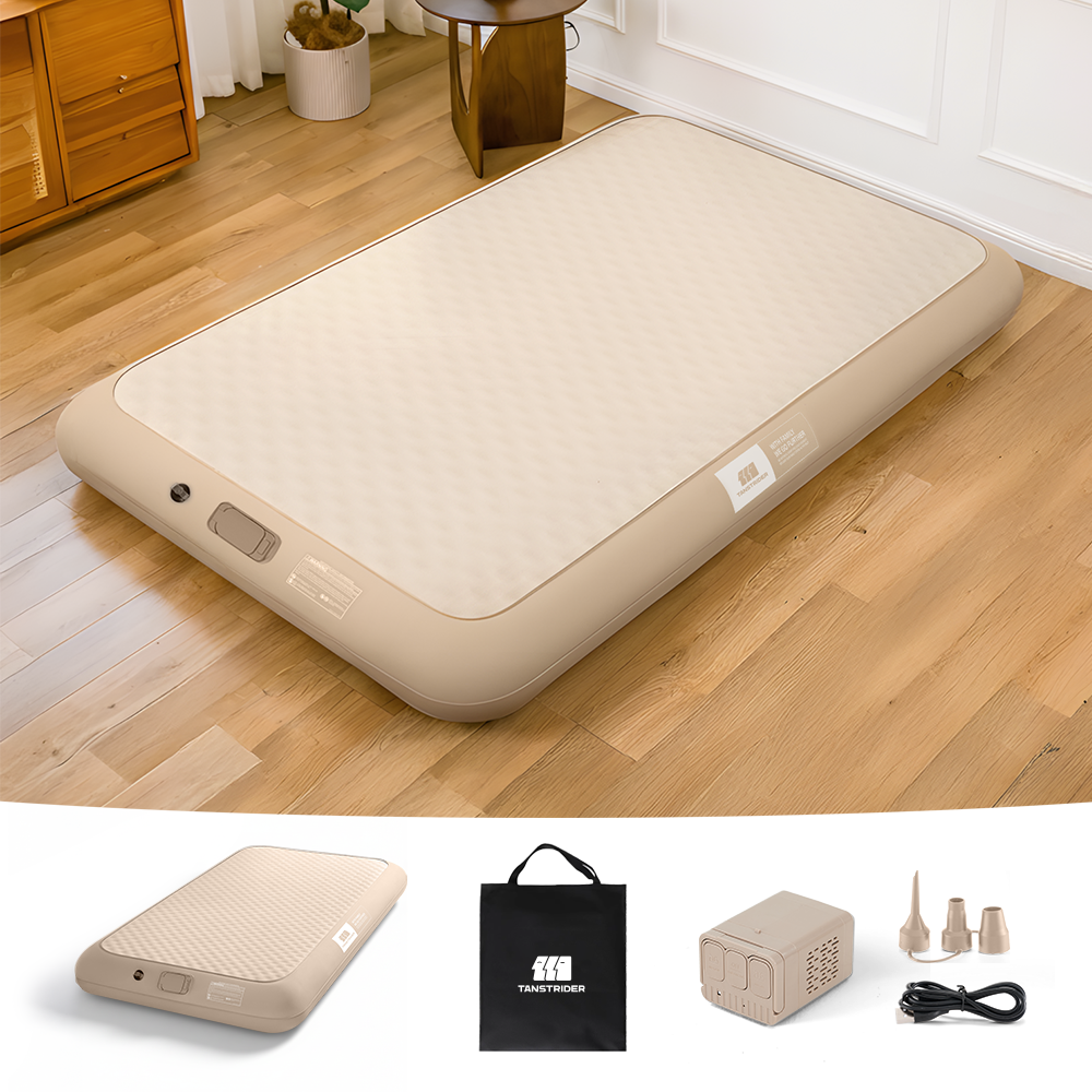 Terra Coil-Beam Air Mattress with Built-in Pump 20cm Height
