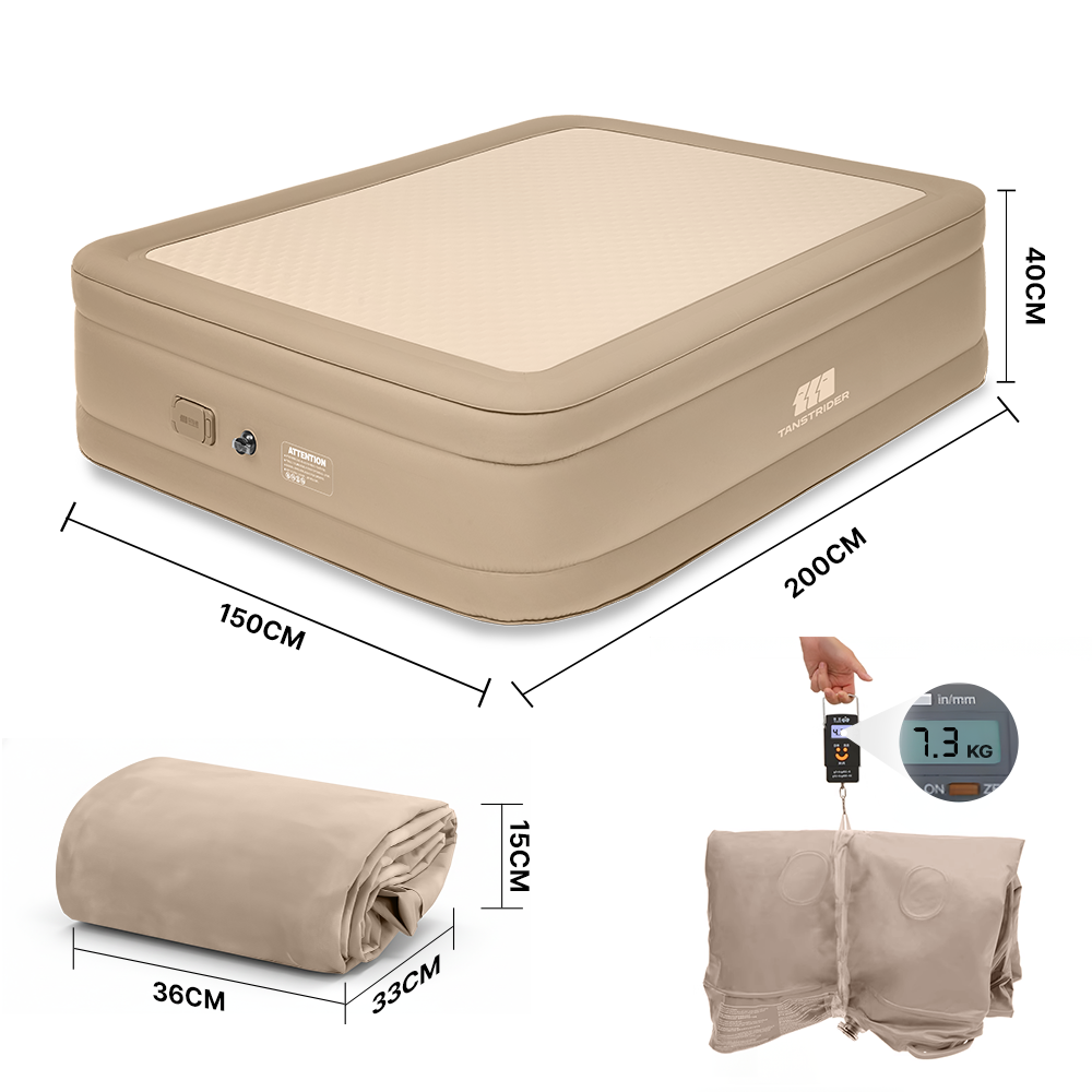 Terra Coil-Beam Air Mattress with Built-in Pump 40CM Height