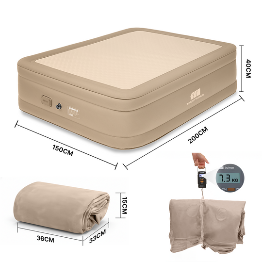 Terra Coil-Beam Air Mattress with Built-in Pump 40CM Height