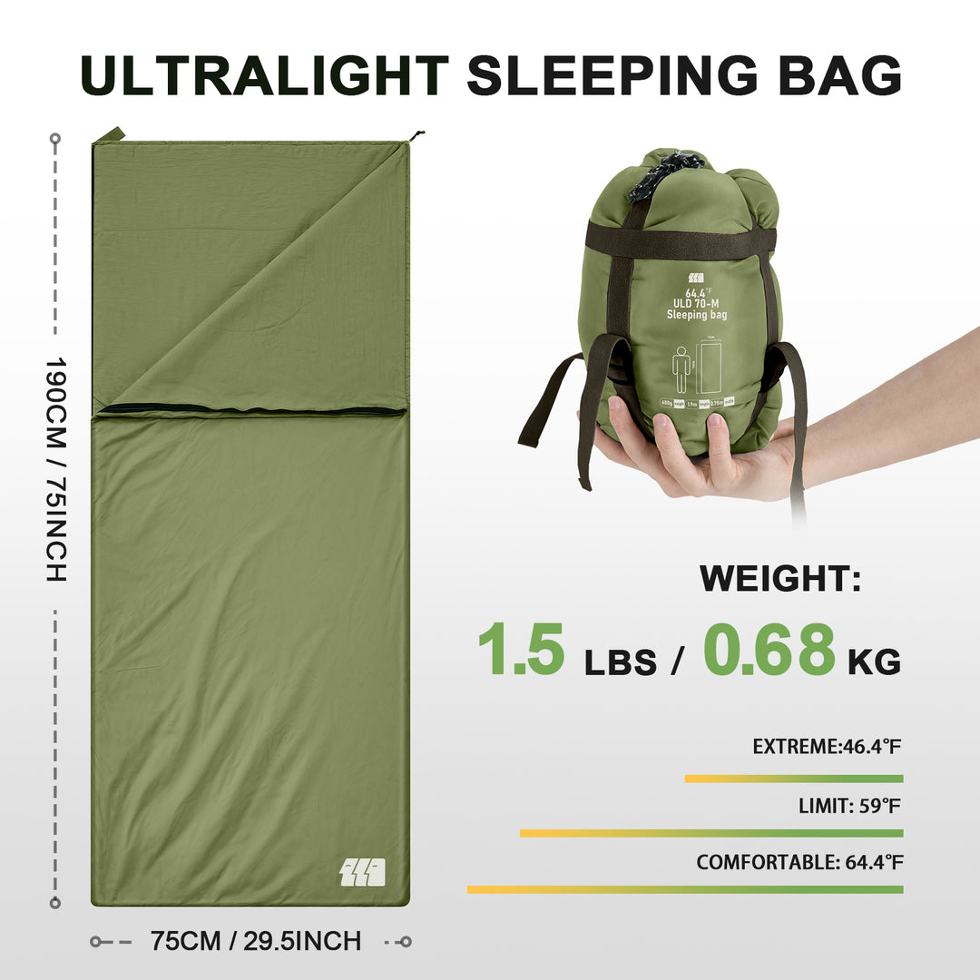 Cirro Ultralight Warm Weather Sleeping Bag