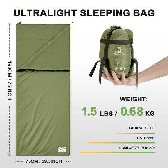 Cirro Ultralight Warm Weather Sleeping Bag