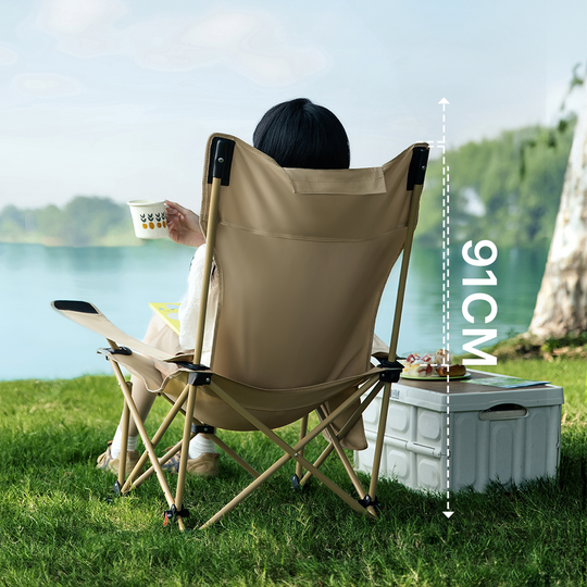 Lodge pro Camping Lounge Chair with Footrest
