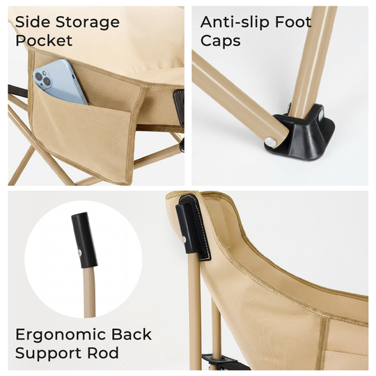 Perch  Foldable Camping Moon Chair