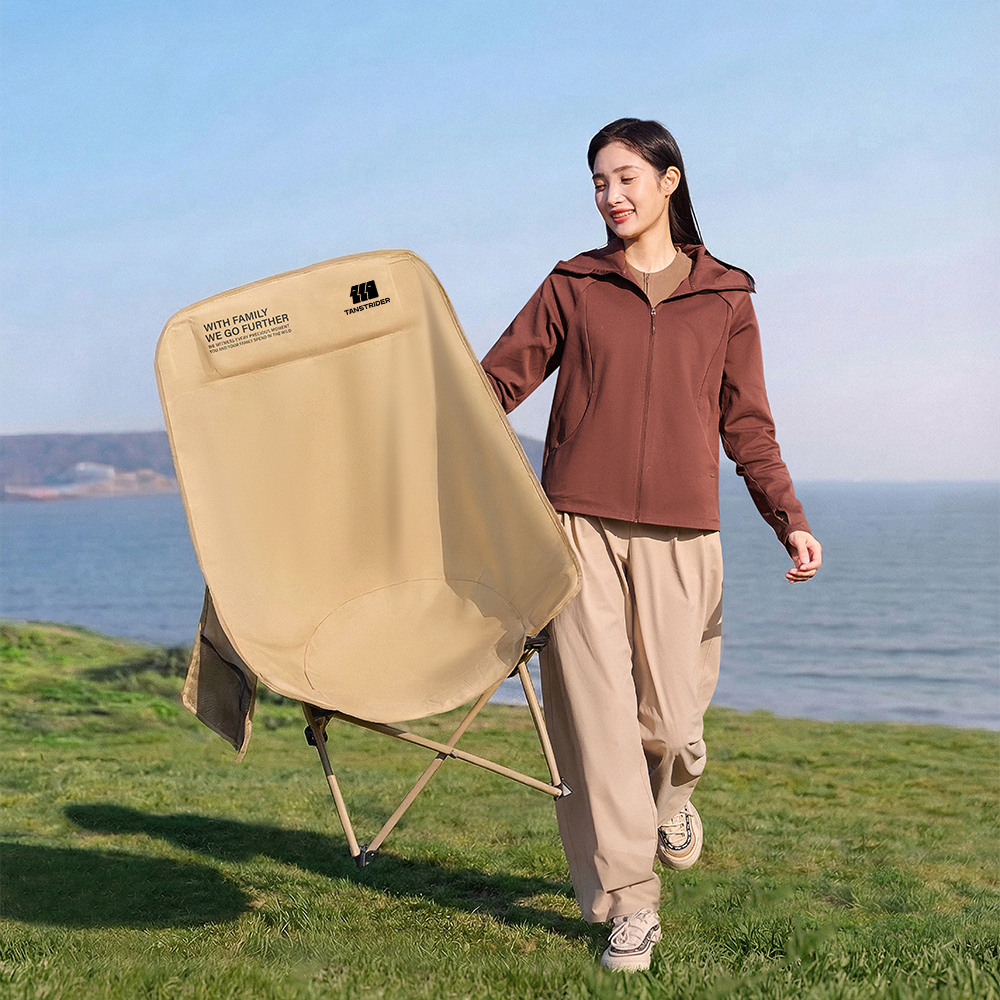 Crescent High-Back Padded Camping Chair