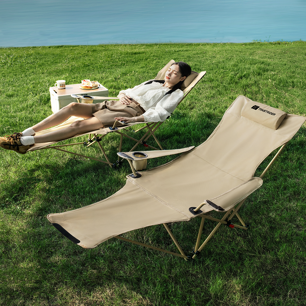 Lodge pro Camping Lounge Chair with Footrest