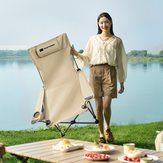Lodge pro Camping Lounge Chair with Footrest