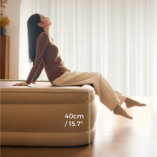 Terra Coil-Beam Air Mattress with Built-in Pump 40CM Height