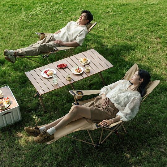 Lodge pro Camping Lounge Chair with Footrest