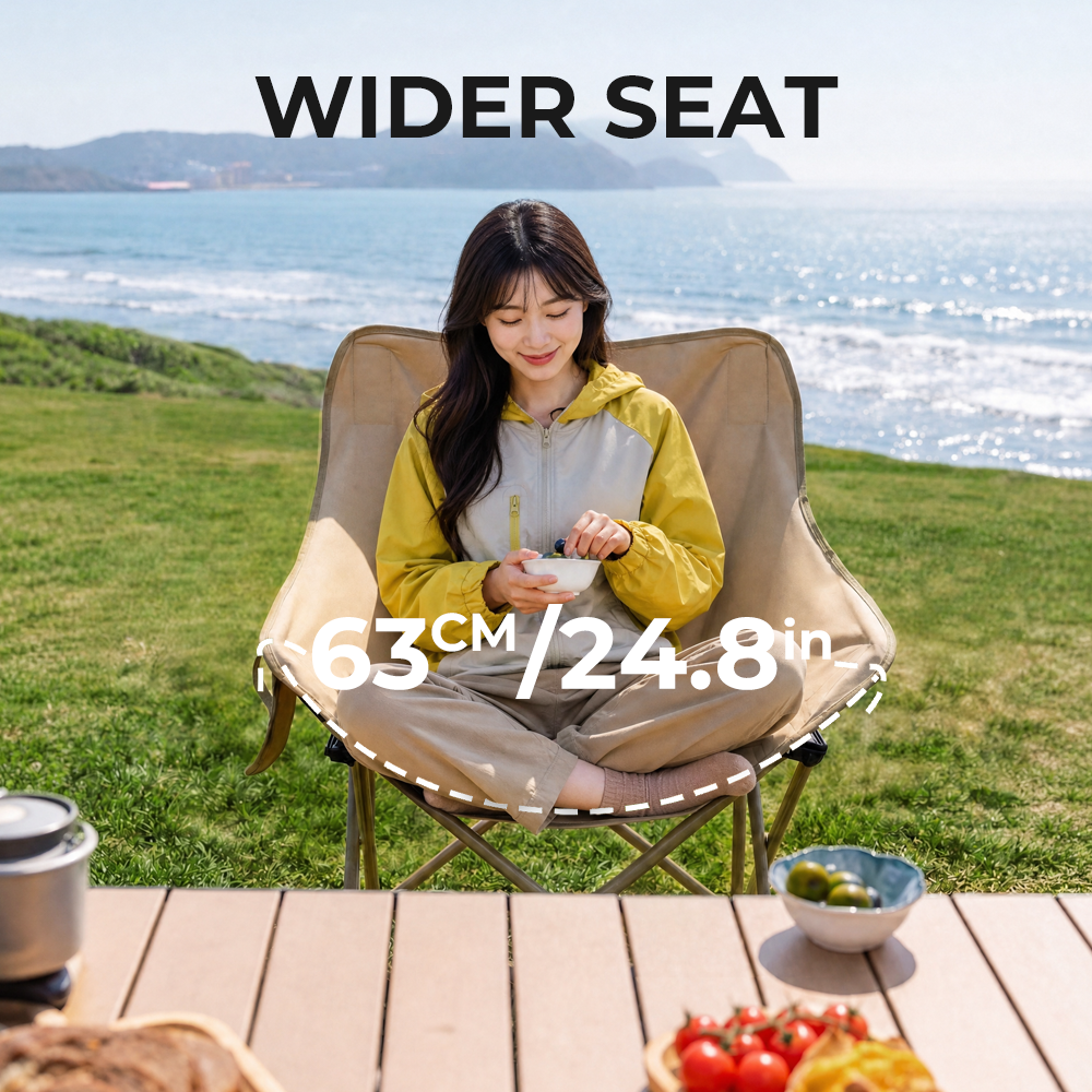 Perch  Foldable Camping Moon Chair