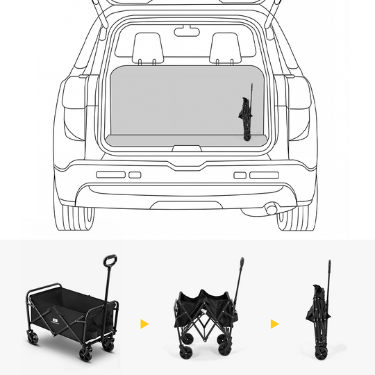 Range Collapsible Camping Wagon Cart