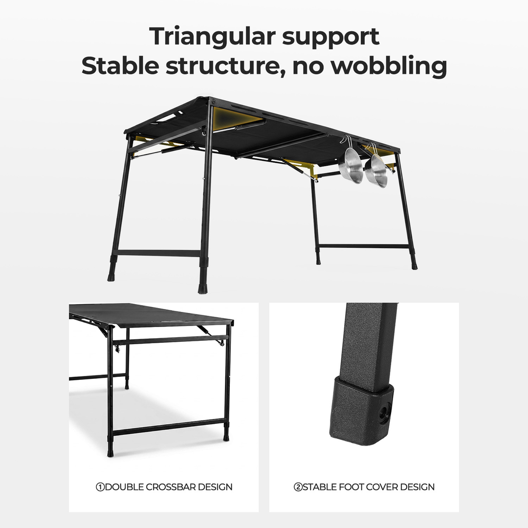 Vary IGT Tactical Hydraulic Camping Table