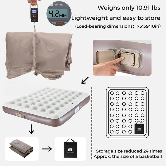 Cirro inflatable air mattress 20cm height