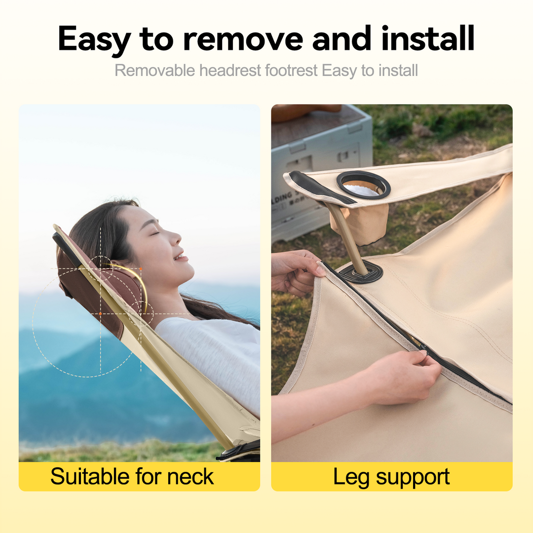 Tanstrider Foldable Camping Lounger 15016