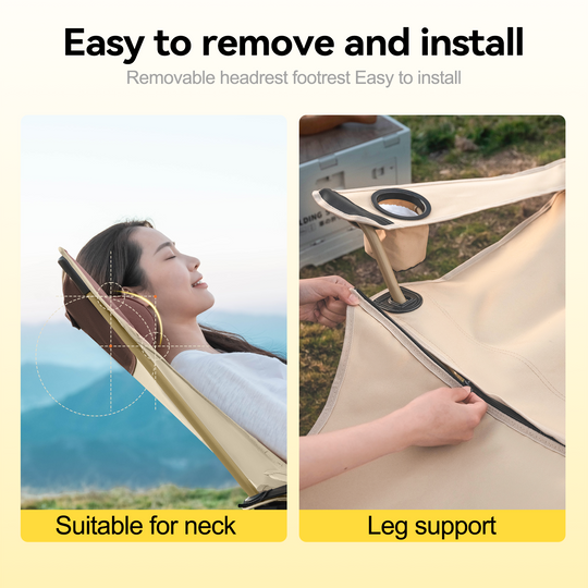 Tanstrider Foldable Camping Lounger 15016
