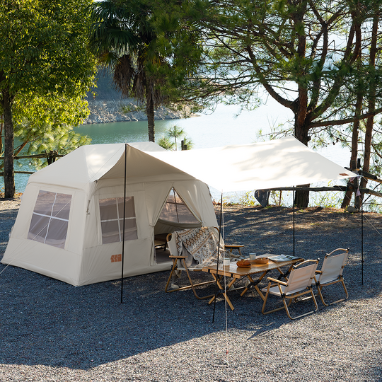 Strato 6.0 3-4 Person Inflatable Tent with Canopy