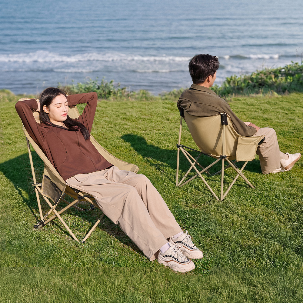 Crescent High-Back Padded Camping Chair