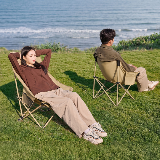 Crescent High-Back Padded Camping Chair